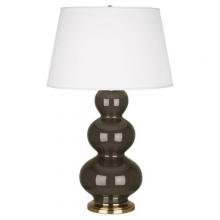 Robert Abbey TE40X - Brown Tea Triple Gourd Table Lamp