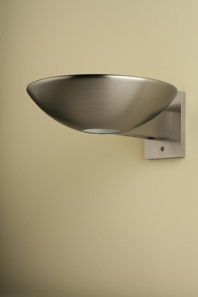 Caspio - Indirect Halogen Sconce - Brushed Nickel