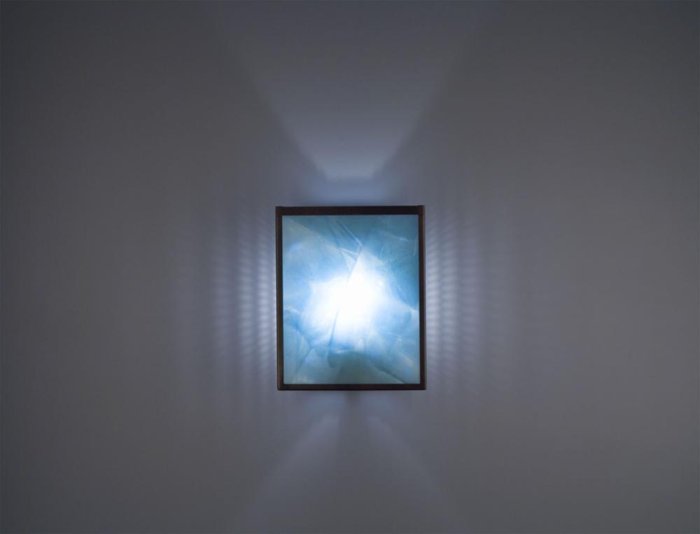 One Light Bronze Wall Light