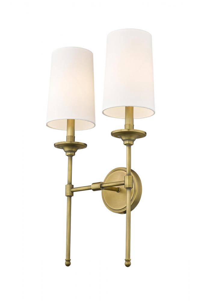 2 Light Wall Sconce