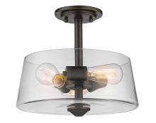 Z-Lite 428SF3-OB - 3 Light Semi Flush Mount