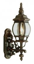 Trans Globe 4050 RT - Francisco 1-Light Outdoor Beveled Glass Coach Wall Lantern