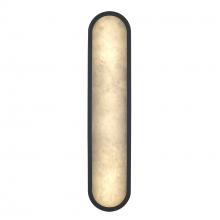 Trans Globe LED-22652 BK - Minerva LED 22" Spanish Alabaster Wall Sconce