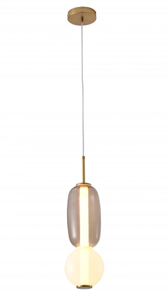 LED Pendant Metal & Glass