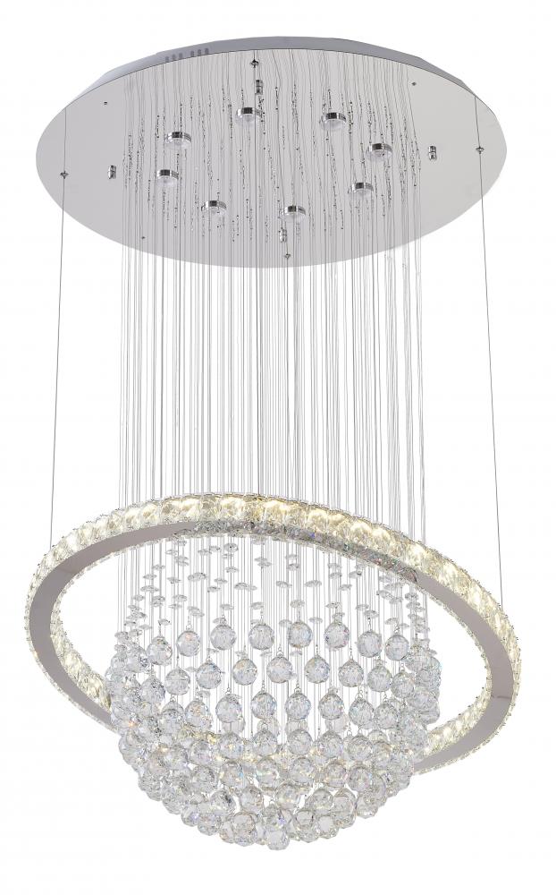 LED Chandelier Chrome