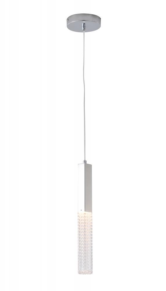 LED Pendant Stainless Steel & Glass