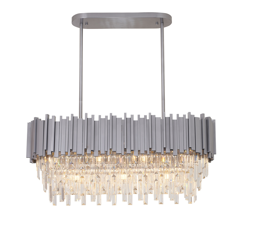 Chandelier  Satin Nickel