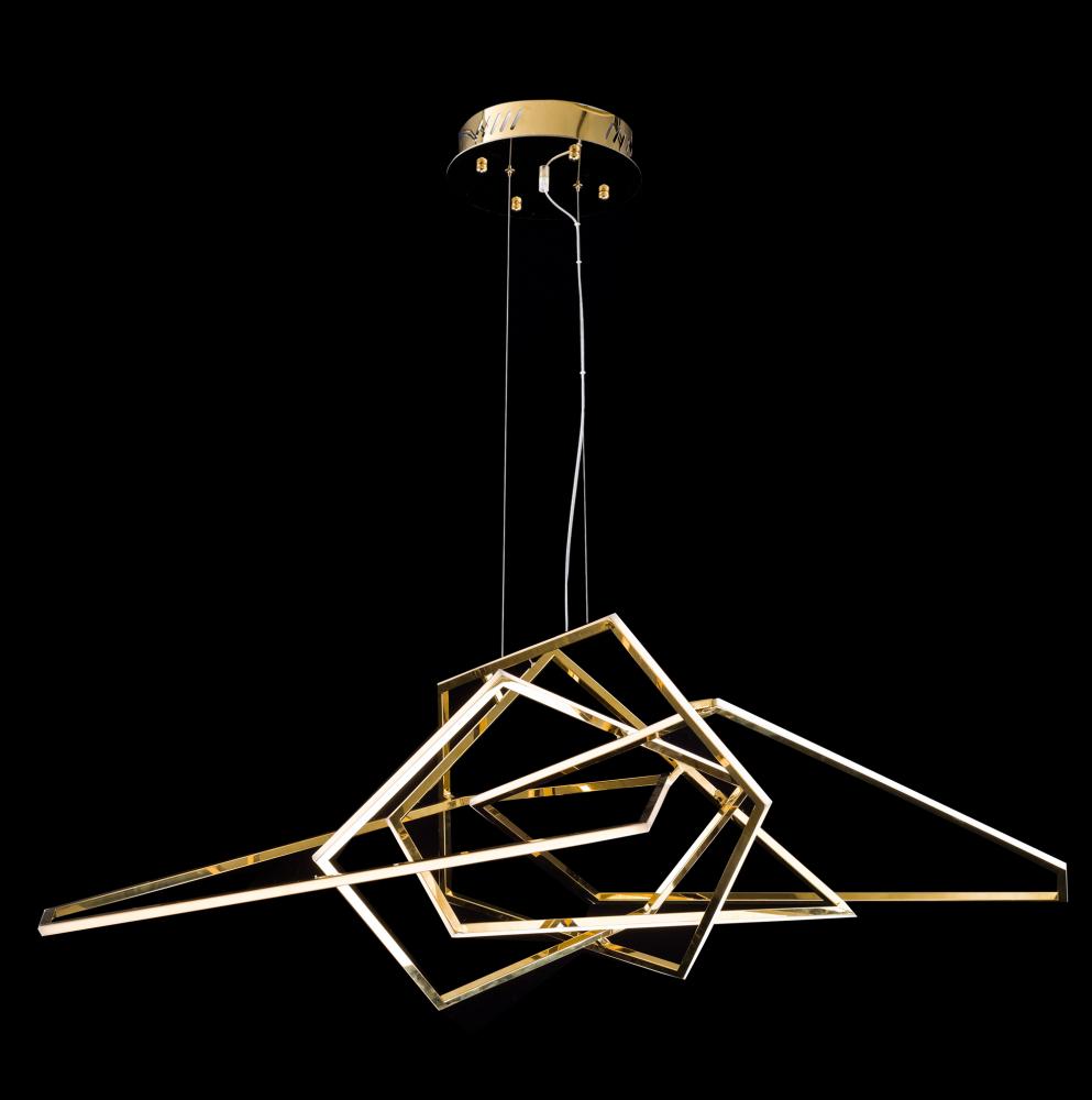 LED Chandelier Gold