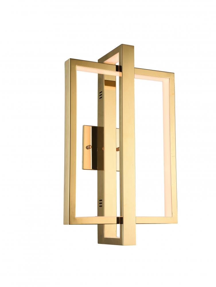 LED Wall Sconce Gold