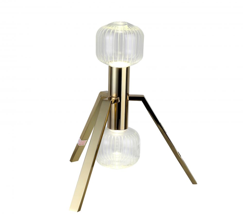 LED Table Lamp Metal & Glass