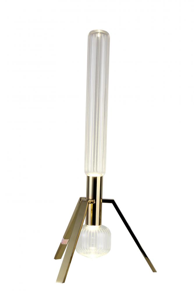 LED Table Lamp Metal & Glass