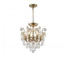 Bethel International BET61X - Chandelier Metal & Crystal