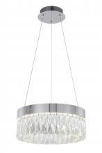 Bethel International FT95C16CH - LED Chandelier Stainless Steel & Crystal