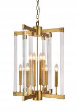 Bethel International LA30C20AG - Chandelier Antique Gold