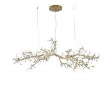 Bethel International LX9901-BRZ - Chandelier Stainless Steel & Crystal