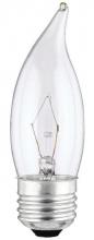 Westinghouse 0326400 - 25W CA10 Flame Tip Incandescent Clear E26 (Medium) Base, 120 Volt, Box