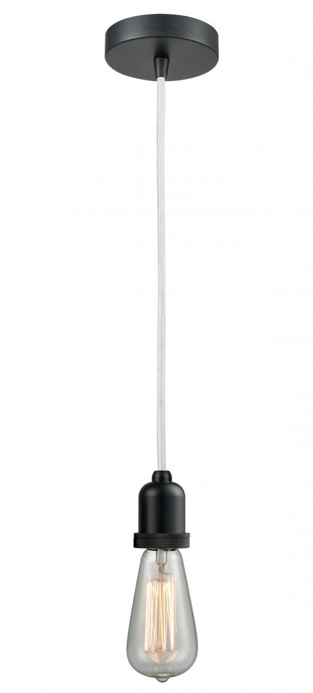 Whitney - 1 Light - 2 inch - Matte Black - Cord hung - Mini Pendant