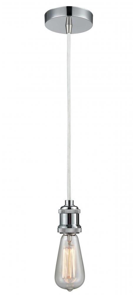 Edison - 1 Light - 2 inch - Polished Chrome - Cord hung - Mini Pendant