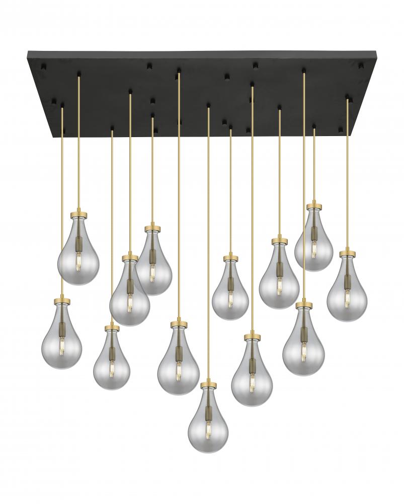 Owego - 13 Light - 54 inch - Brushed Brass - Multi Pendant