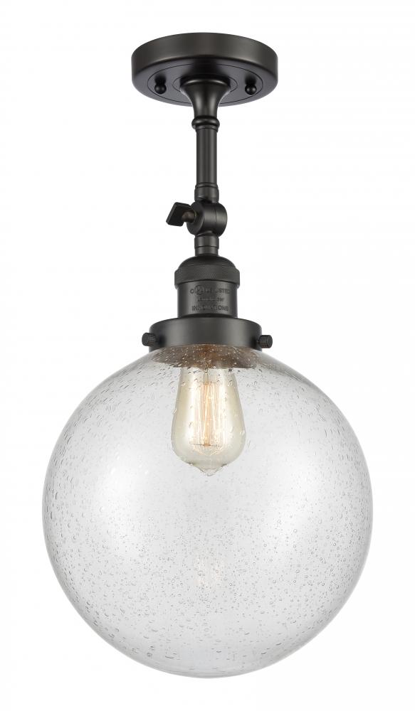 Beacon - 1 Light - 10 inch - Oil Rubbed Bronze - Adjustable Semi-Flush Mount