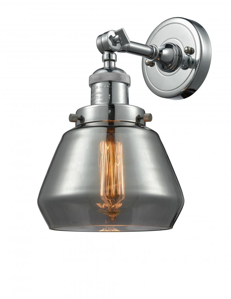 Fulton - 1 Light - 7 inch - Polished Nickel - Adjustable Sconce