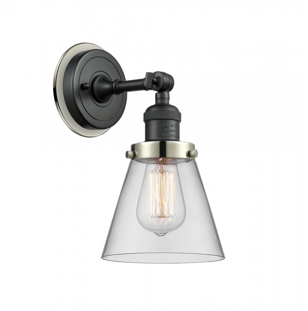 Cone - 1 Light - 6 inch - Matte Black - Sconce