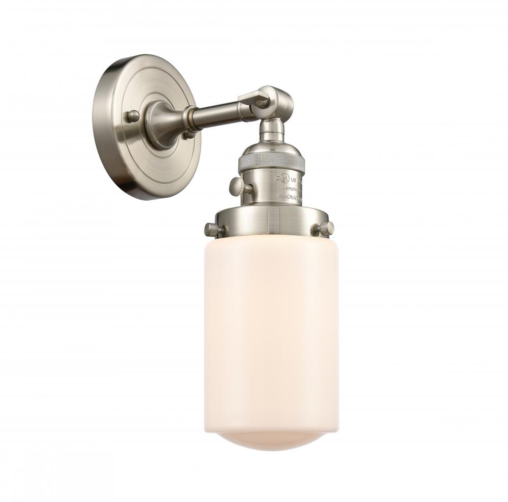 Dover - 1 Light - 5 inch - Brushed Satin Nickel - Sconce