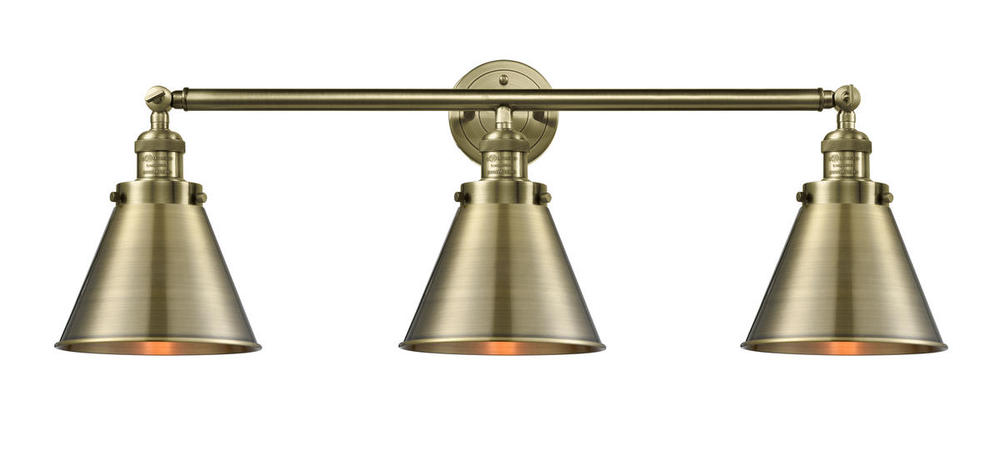 Appalachian - 3 Light - 32 inch - Antique Brass - Bath Vanity Light