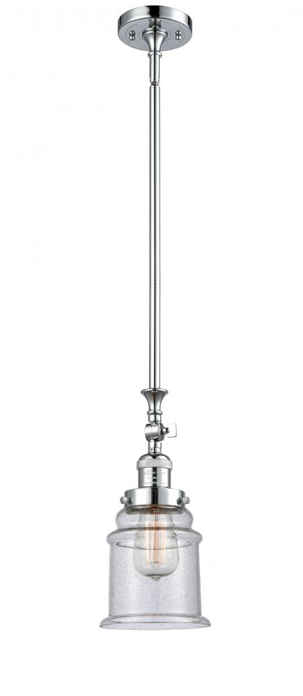 Canton - 1 Light - 6 inch - Polished Chrome - Stem Hung - Mini Pendant