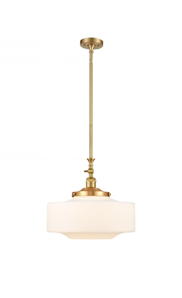 Bridgeton - 1 Light - 16 inch - Satin Gold - Stem Hung - Mini Pendant