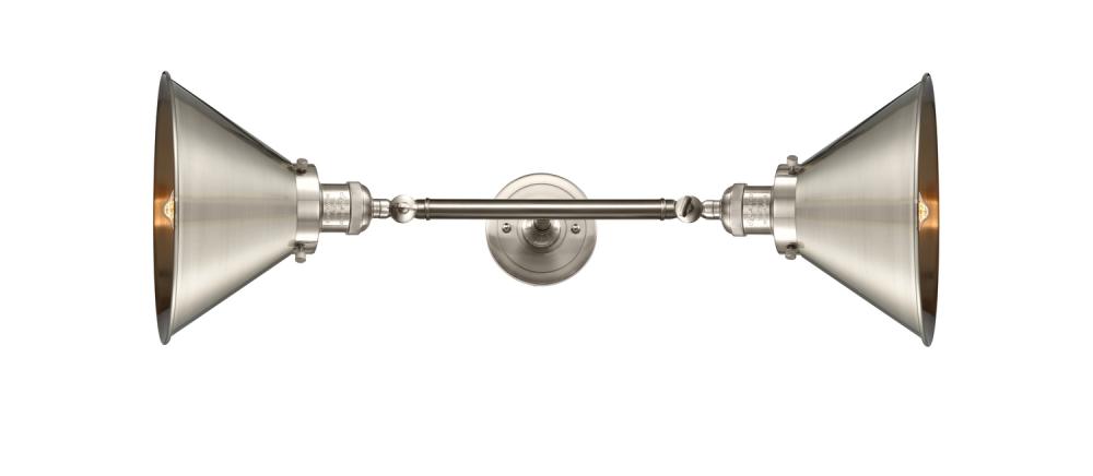 Briarcliff - 2 Light - 10 inch - Brushed Satin Nickel - Bath Vanity Light