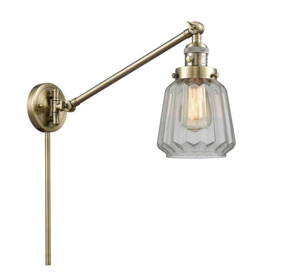 Chatham - 1 Light - 8 inch - Antique Brass - Swing Arm