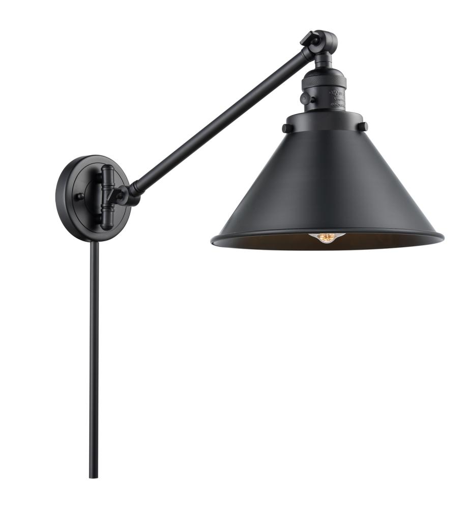 Briarcliff - 1 Light - 10 inch - Matte Black - Swing Arm