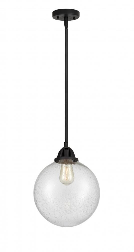 Beacon - 1 Light - 10 inch - Matte Black - Cord hung - Mini Pendant