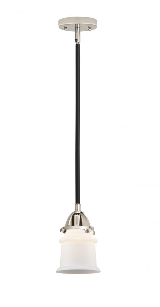 Canton - 1 Light - 5 inch - Black Polished Nickel - Cord hung - Mini Pendant