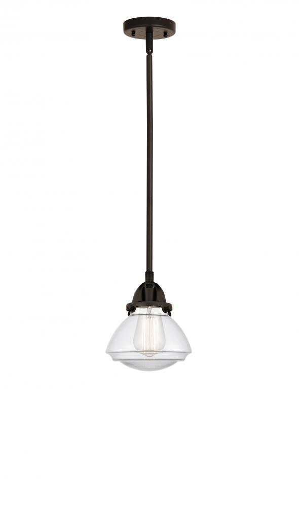 Olean - 1 Light - 7 inch - Oil Rubbed Bronze - Cord hung - Mini Pendant