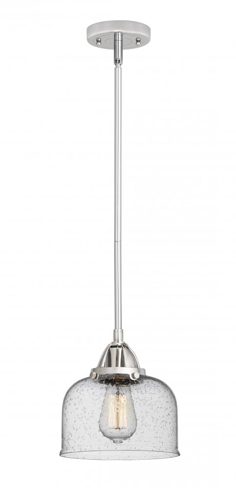 Bell - 1 Light - 8 inch - Polished Chrome - Cord hung - Mini Pendant