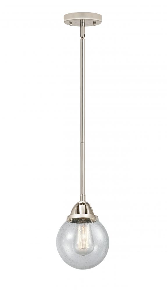 Beacon - 1 Light - 6 inch - Polished Nickel - Cord hung - Mini Pendant