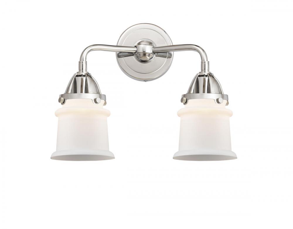 Canton - 2 Light - 13 inch - Polished Chrome - Bath Vanity Light