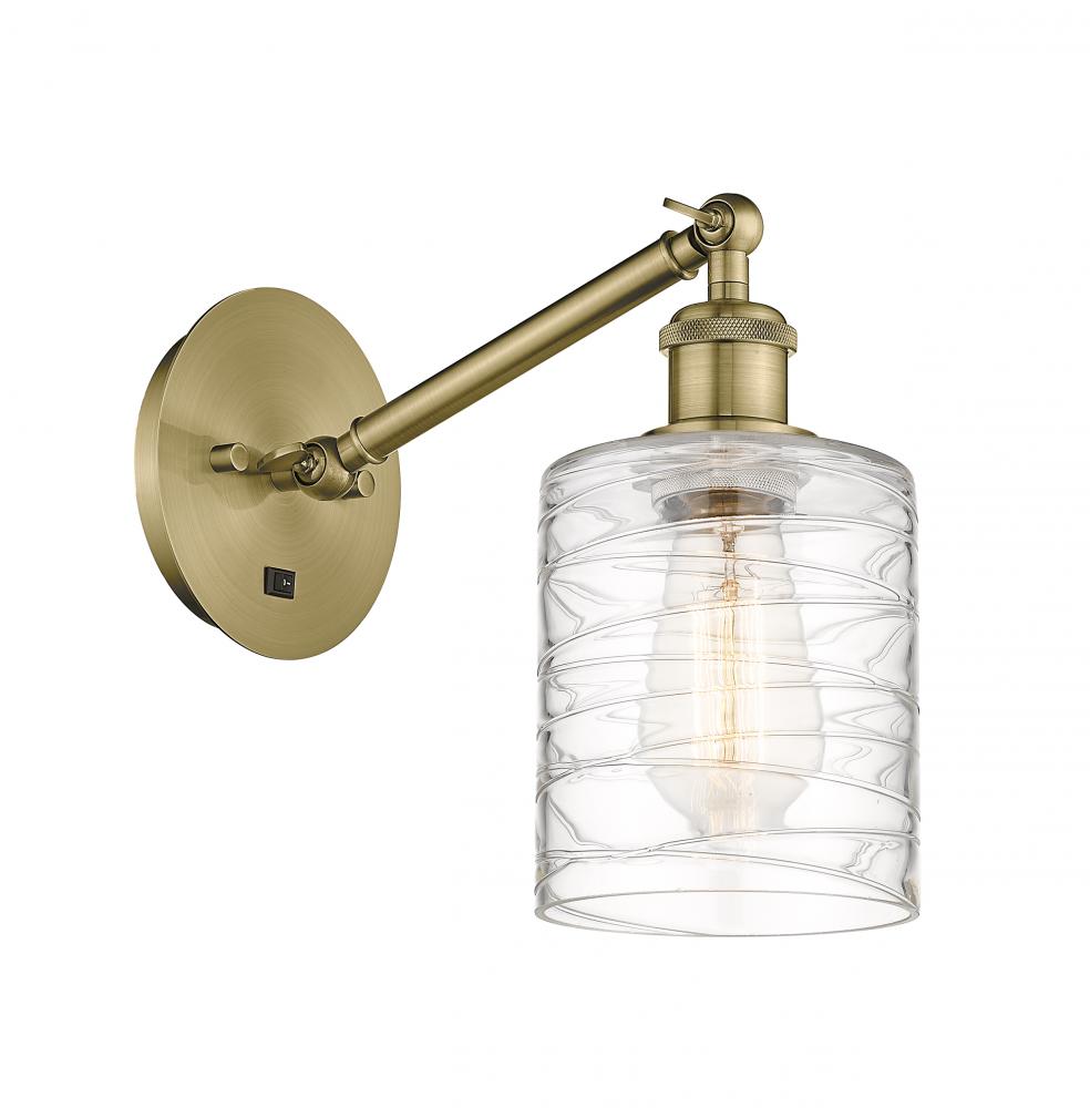 Cobbleskill - 1 Light - 5 inch - Brushed Satin Nickel - Sconce