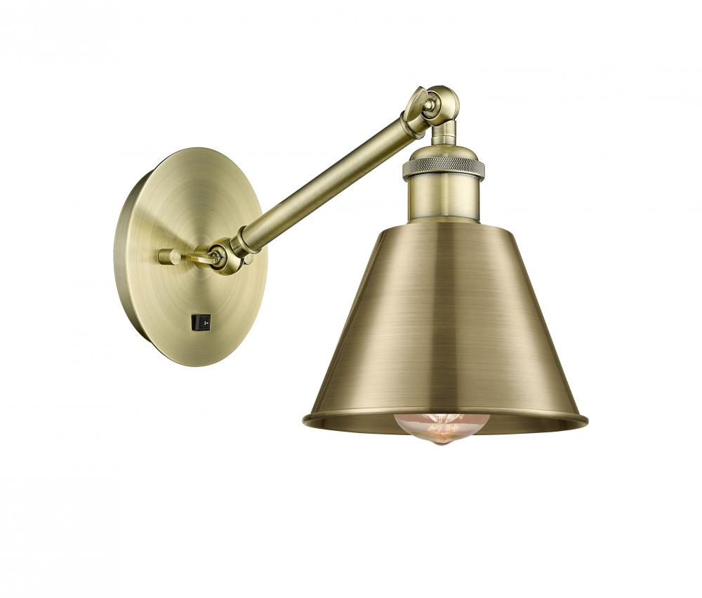 Smithfield - 1 Light - 7 inch - Antique Brass - Sconce