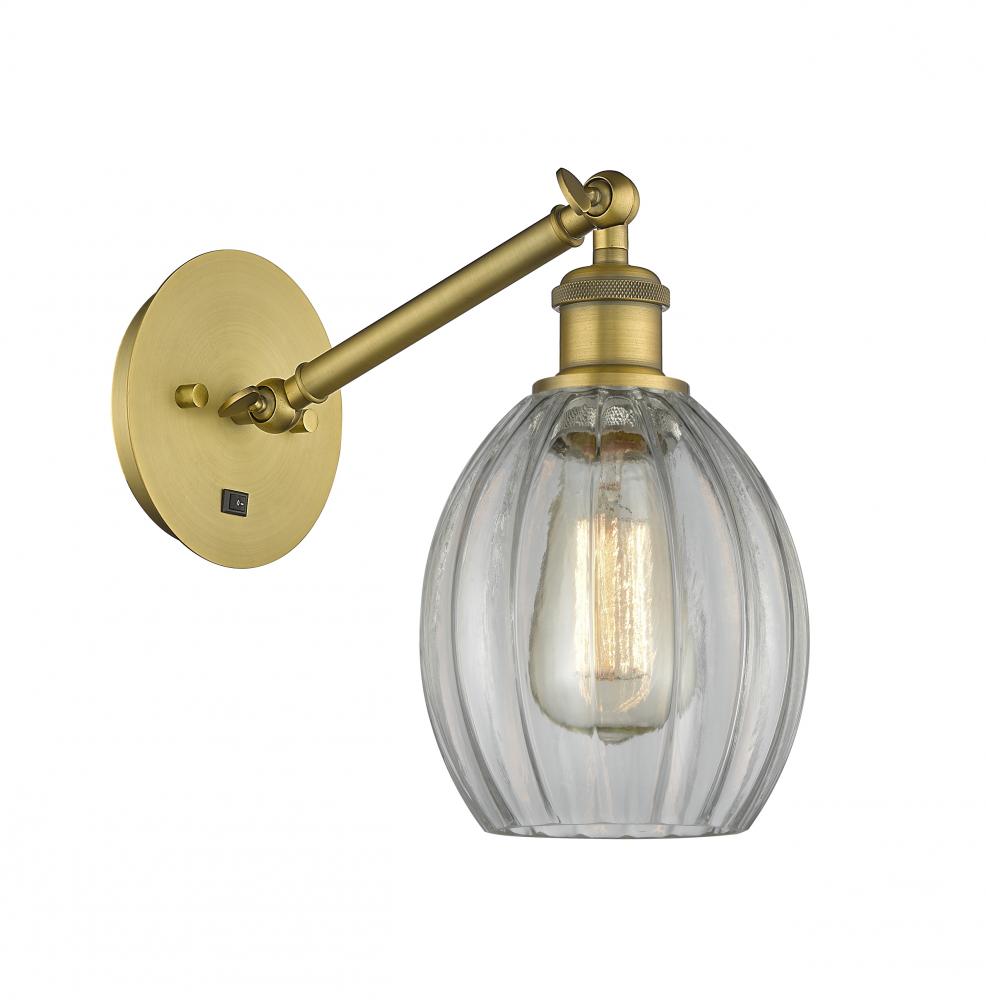 Eaton - 1 Light - 6 inch - Brushed Brass - Sconce