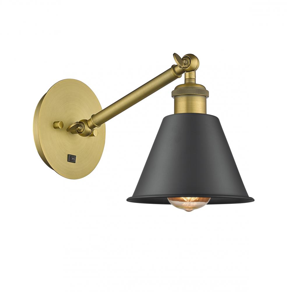 Smithfield - 1 Light - 7 inch - Brushed Brass - Sconce