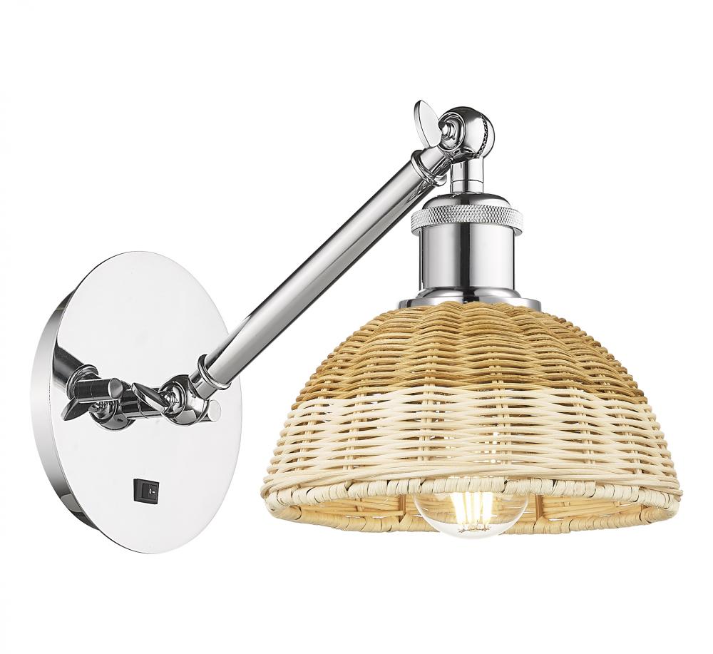 Bristol Natural II - 1 Light - 8 inch - Polished Chrome - Sconce