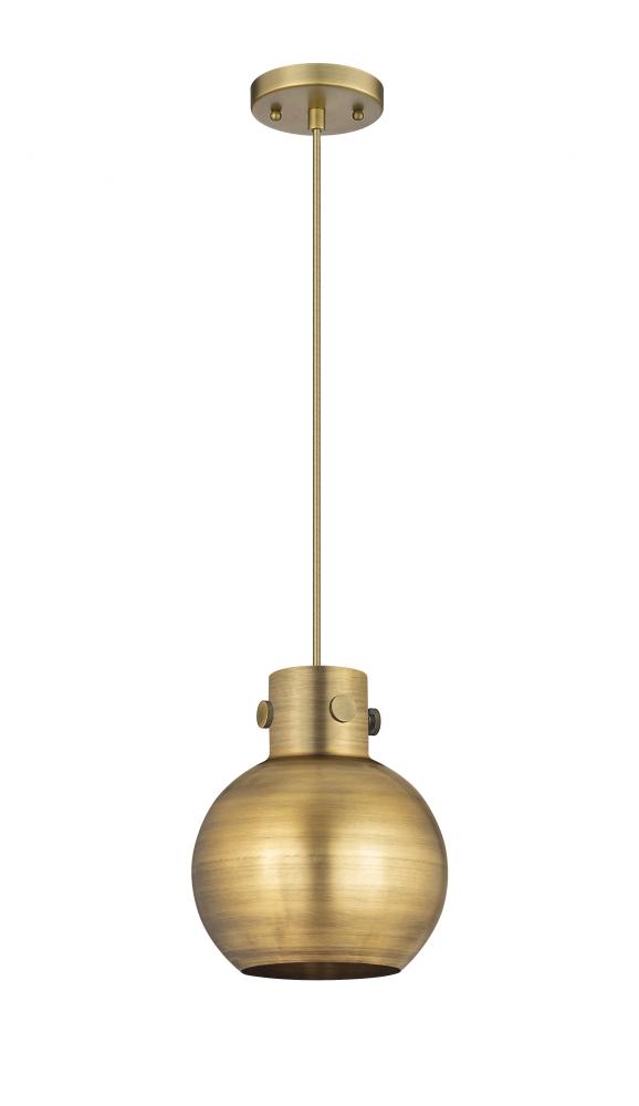 Newton Sphere - 1 Light - 8 inch - Chanpagne Bronze - Cord hung - Pendant