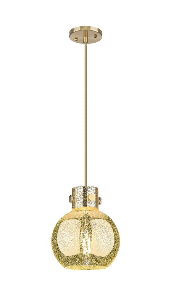 Newton Sphere - 1 Light - 8 inch - Chanpagne Bronze - Cord hung - Mini Pendant