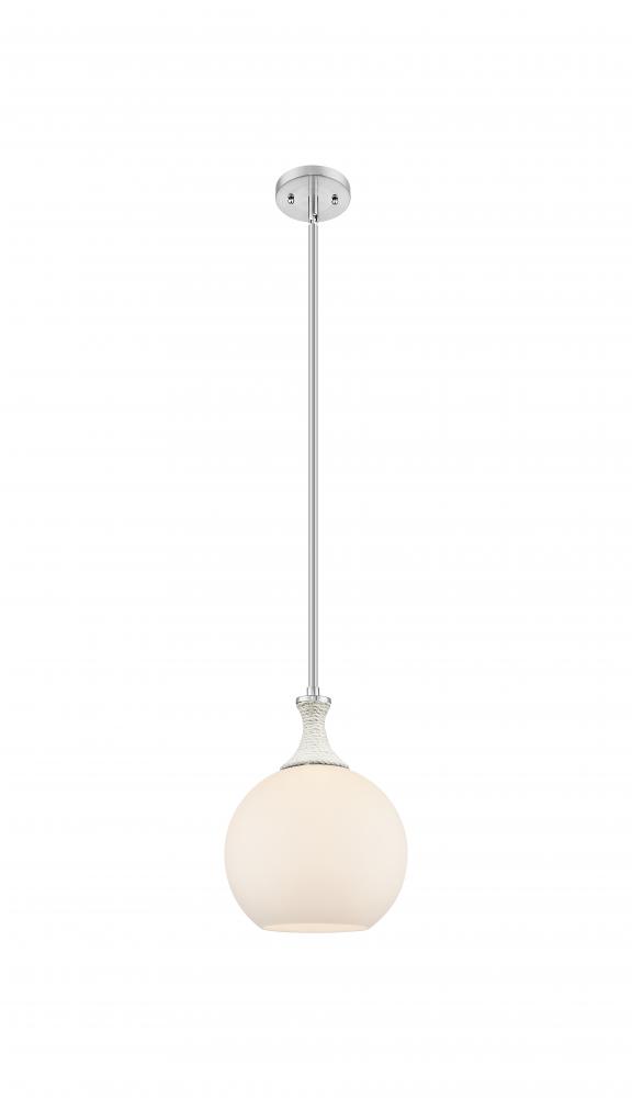 Astor - 1 Light - 10 inch - Brushed Satin Nickel - Mini Pendant