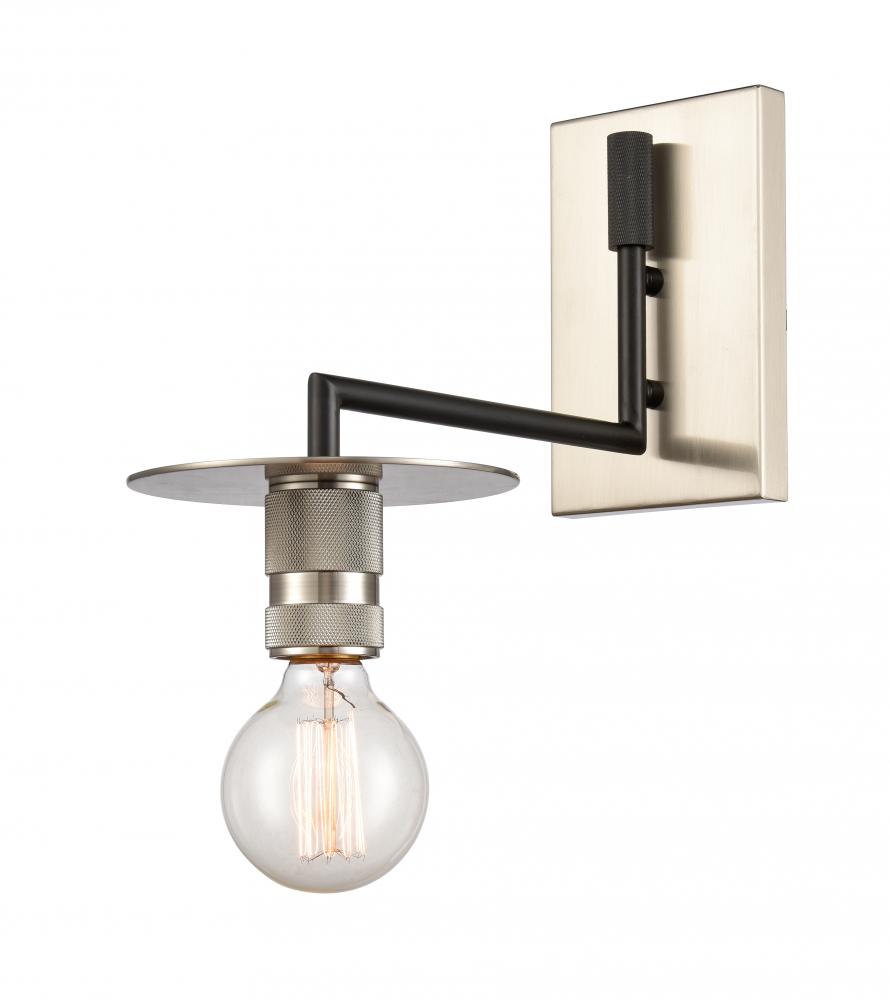 Aurora - 1 Light - 6 inch - Black Satin Nickel - Sconce