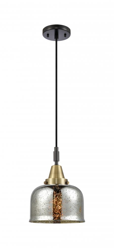 Bell - 1 Light - 8 inch - Black Antique Brass - Mini Pendant