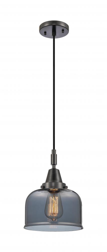 Bell - 1 Light - 8 inch - Matte Black - Mini Pendant